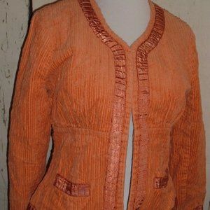 Plenty By Tracy Reese Crushed Corduroy Jacket